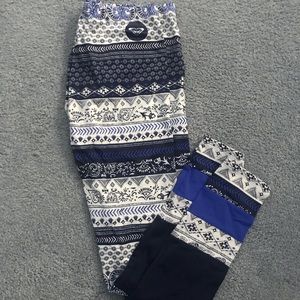 NWOT ROXY HYBRID LEGGINGS S